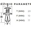 08A Plastmasiniai laikikliai, Įsukami sriegiu Ø 10mm - Image 2