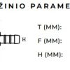 T formos 4 mm x 4 mm x 4 mm vamzdelių sujungimai plastmasiniai 86C - Image 2