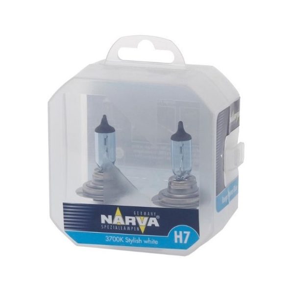 H7 Narva 48638 lempučių komplektas RPB+ 12V, 55W, PX26d - Range Power Blue (2vnt)