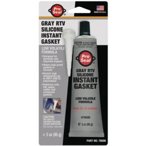 Pro Seal 79006 pilkos spalvos, aukštai temperatūrai atsparus RTV silikoninis hermetikas (tarpinių formuotojas) 85g