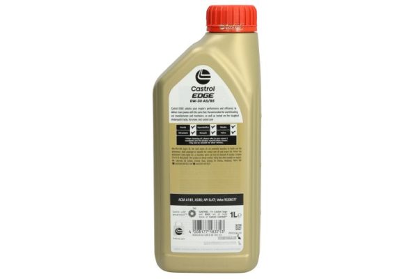 Sintetinė Variklio Alyva Castrol EDGE 0W30 A1/A5/B1/B5, 1L - 15BC3F - Image 3