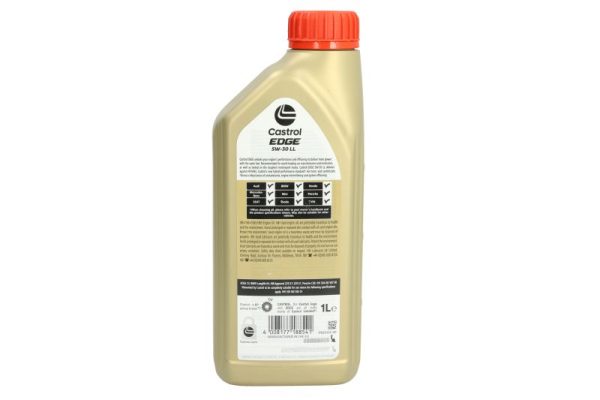 Sintetinė Variklio Alyva Castrol EDGE 5W30 LL, 1L - 15665F - Image 3