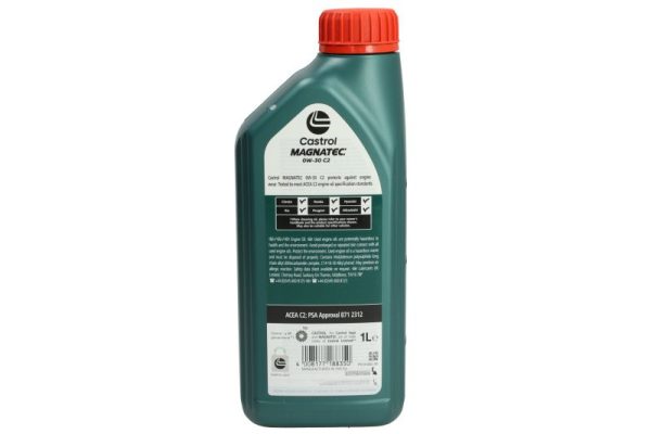 Sintetinė Variklio Alyva Castrol Magnatec 0W30, C2, 1L - 15B31B - Image 2