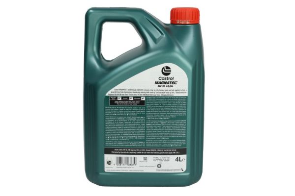 Sintetinė Variklio Alyva Castrol Magnatec 5W30 A3/B3/B4, 4L- 15C94E - Image 2
