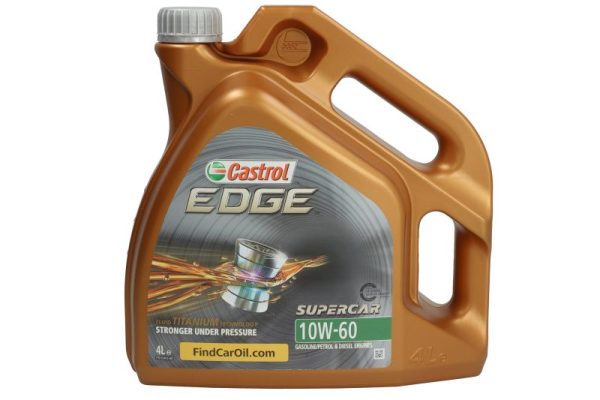 Sintetinė Variklio Alyva Castrol EDGE 10W60 Supercar 4L - 15A0B2, BMW