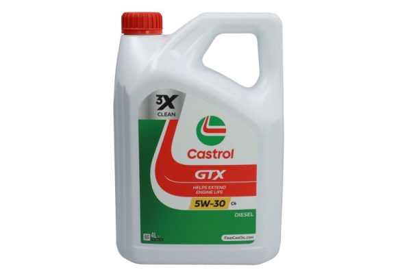 Sintetinė Variklio Alyva Castrol GTX 5W30, C4, 4L - 15901C