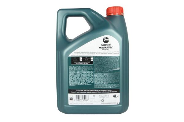 Sintetinė Variklio Alyva Castrol Magnatec 5W30, C3, 4L - 15D610 - Image 3