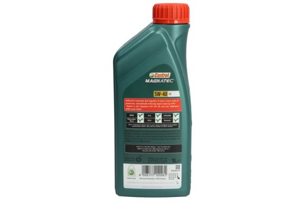 Sintetinė Variklio Alyva Castrol Magnatec 5W40, C3, 1L- 15C9C7 BMW Longlife-04 - Image 3