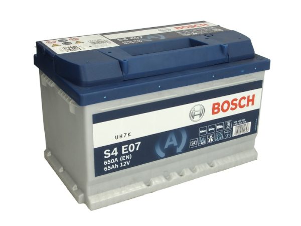 Akumuliatorius Bosch 0092S4E070, 12V, 65Ah, 650A, Start&Stop EFB (D+ 1)