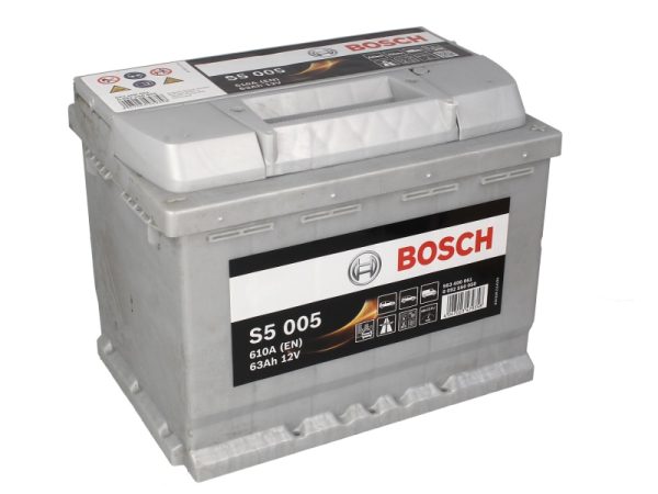 Akumuliatorius Bosch 0092S50050, 12V, 63Ah, 610A, S5, D+