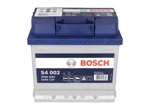 Akumuliatorius Bosch 0092S40020, 12V, 52Ah, 470A D+ - Image 2