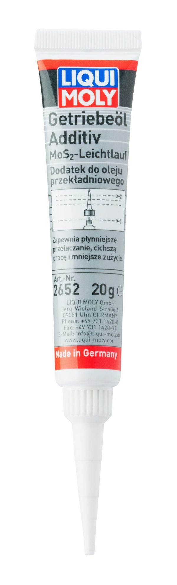 Greičių dėžės alyvos priedas LIQUI MOLY 2652 - 20g - Image 2