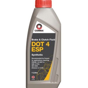 Stabdžių skystis sintetinis Comma DOT4 SYNT. 1L
