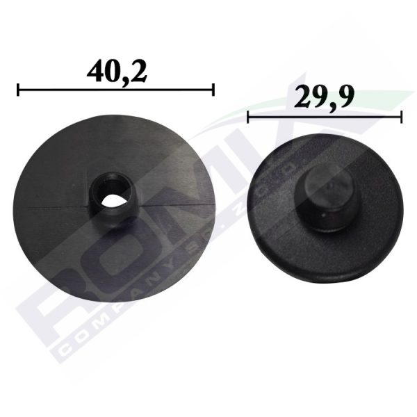 Romix C70643 Plastmasiniai laikikliai, Automobilio Grindų Kilimėliams, Užspaudžiami (5vnt)