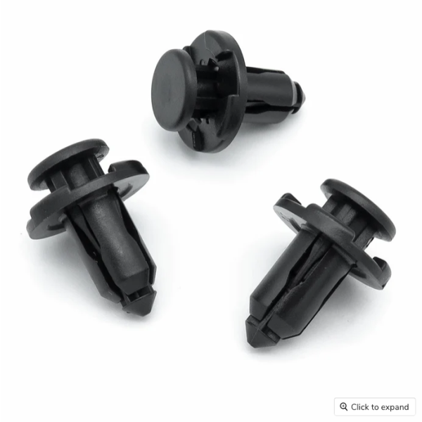 Romix C70195 Plastmasiniai laikikliai, Įspaudžiami su galvute Ø 10mm skylei (10vnt) Subaru, Tesla - Image 2