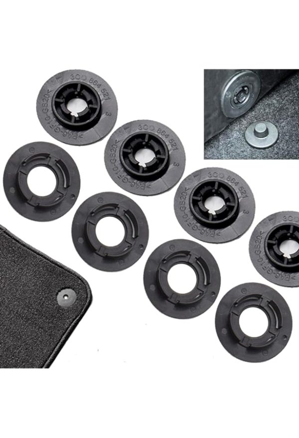 Romix C70643 Plastmasiniai laikikliai, Automobilio Grindų Kilimėliams, Užspaudžiami (5vnt) - Image 3