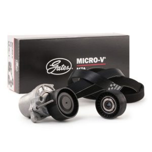 V formos rumbuotas diržas, komplektas GATES K037PK1685XS