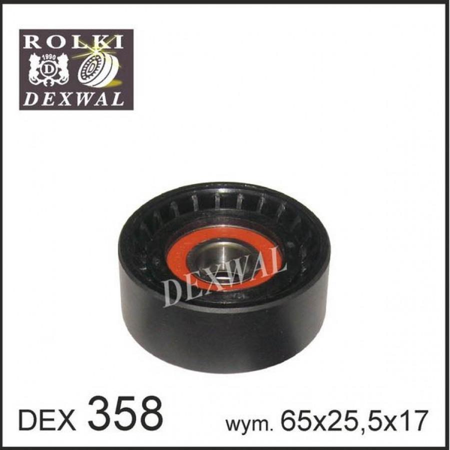 Įtempiklio skriemulys, V formos rumbuotas diržas Dexwal 03-358 / Alfa Romeo, Fiat, Ford, Opel - Image 2