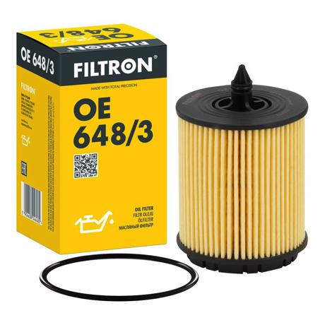 Tepalo filtro įdėklas Filtron OE648/3 - Alfa Romeo, Cadillac, Chevrolet, Fiat, Opel, Saab