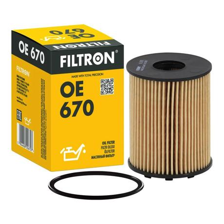Tepalo filtro įdėklas Filtron OE670 / Alfa Romeo, Fiat, Ford, Jeep, Lancia, Opel, Subaru, Suzuki