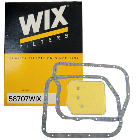 Automatinės pavarų dėžės hidraulinio filtro komplektas WIX FILTERS 58707 / Dodge Dakota, Durango, RAM, Ramcharger, Ford S-Max, Jeep Cherokee, CJ5, Comanche, Grand, Wrangler