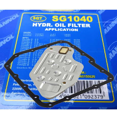 Automatinės pavarų dėžės hidraulinio filtro komplektas SCT SG1040 / Opel Omega B, Isuzu Trooper, Bighorn