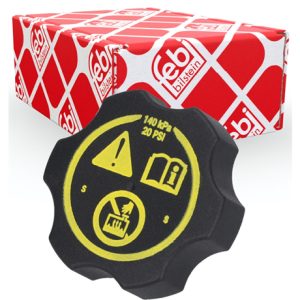 Aušinimo skysčio išsiplėtimo bakelio dangtelis Febi Bilstein 36579 / Chevrolet Aveo, Blazer, Cruze, Orlando, Spark, Trailblazer, Volt, Opel Adam, Ampera, Astra, Cascada, Corsa, Insignia, Karl, Meriva, Mokka, Zafira, Saab 9-5