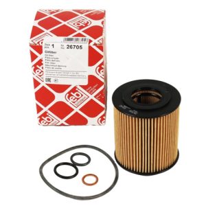 Alyvos filtras Febi Bilstein 26705 /  BMW 1 E81, E87, E88, E82, 3 E46, E90, E93, E92, E91, 5 E60, E61, X1 E84, X3 E83, Z4 E85