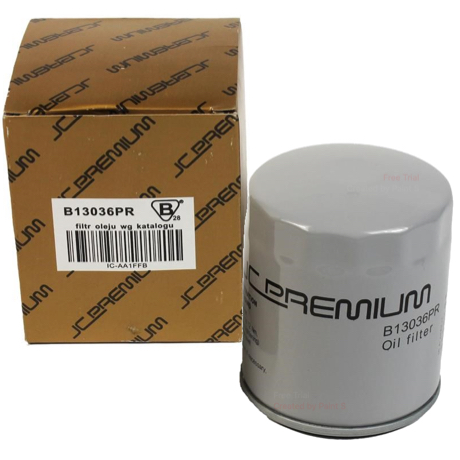 Alyvos filtras JC Premium B13036PR / Ford Mustang, B-Max, C-Max, Ecosport, Fiesta, Focus, Galaxy, Kuga, Maverick, Mondeo, S-Max, Transit, Tourneo Connect, Land Rover Evoque, Mazda 3, 5, 6, BT-50, CX-3, CX-5, CX-7MX-5, Tribute, Toyota Hilux
