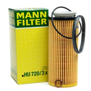 Alyvos filtras Mann-Filter HU720/3x / 3 E90, E91, E92, E93, 5 F10, F11, F07, 7 F01, F02, F03, F04, X5 E70, X6, E71, E72