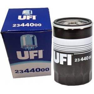 Alyvos filtras UFI 2344000 / Dodge Nitro, Chrysler PT Cruiser, Jeep Cherokee, Commander, Ford Cougar, Escort, Fiesta, Focus Fusion, Galaxy, Ka, Maverick, Mondeo, Orion, Puma, Scorpio, Sierra, Transit / Connect, Mazda 2, CX-9, Tribute, Land Rover Discovery
