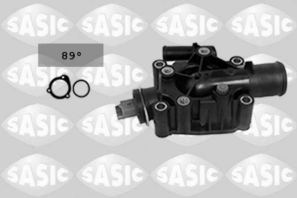 Aušinimo skysčio termostatas su korpusu Sasic 3300005 / Citroen Berlingo, C-Elysee, C2, C3, C4, Xsara Picasso, Peugeot 1007, 206, 207, 208, 301, 307, 308, Partner - Image 2